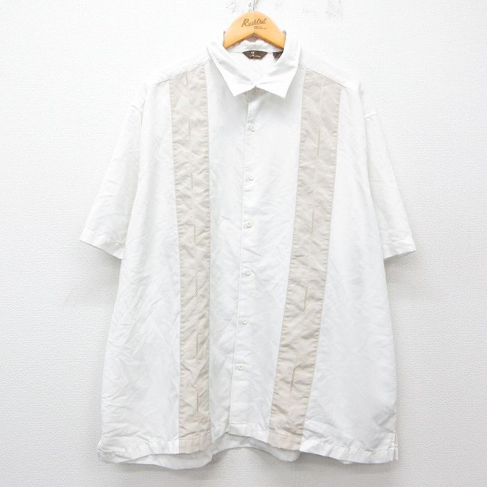 【50%OFF】半袖シャツ ホワイト XL | 古着