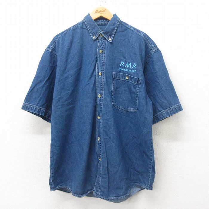 半袖シャツ RMR ネイビー XL | 古着