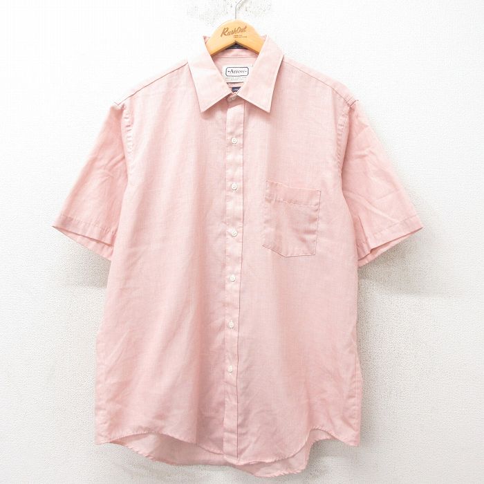 アロー 80s 半袖シャツ ピンク XL | 古着
