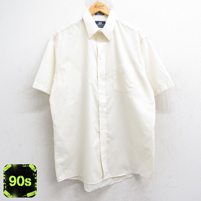 90s 半袖シャツ ベージュ XL | 古着