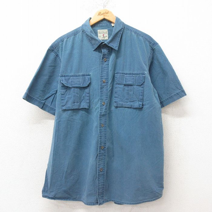レッドヘッド 半袖シャツ ネイビー XL | 古着