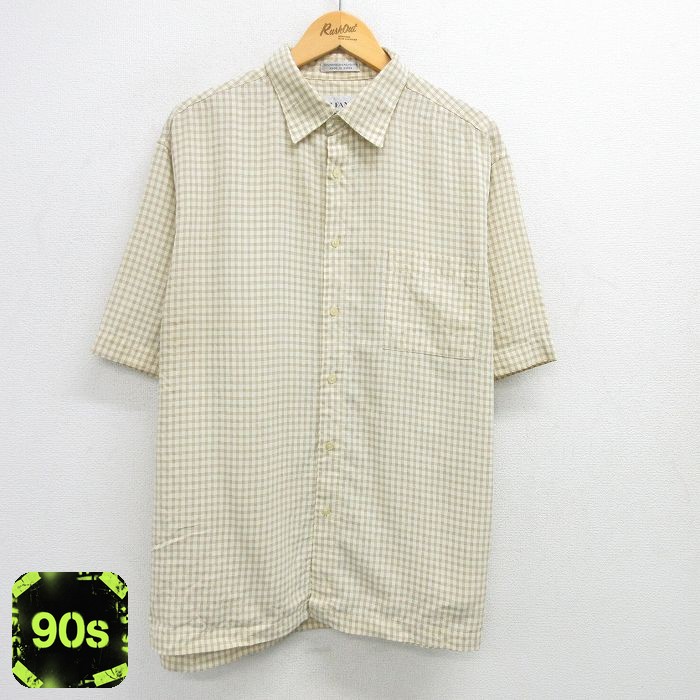 90s 半袖シャツ イエロー XL | 古着