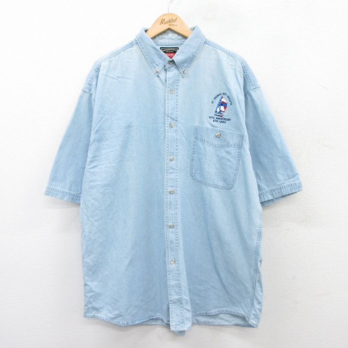 ラングラー 00s 半袖シャツ ヨット ネイビー XL | 古着