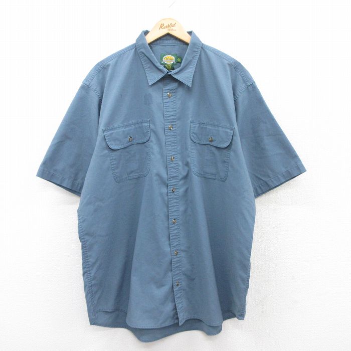 カベラス 00s 半袖シャツ ネイビー XL | 古着