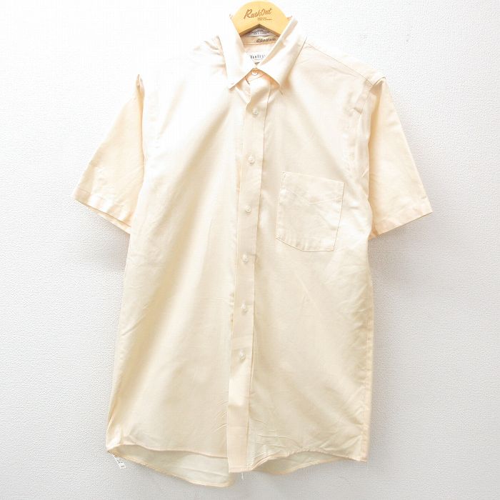 バンヒューセン 半袖シャツ 生成り M | 古着