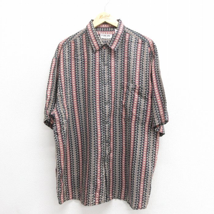 【50%OFF】半袖シャツ ブラック XL | 古着