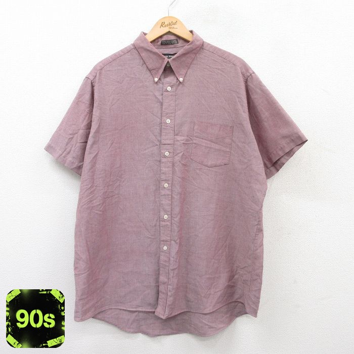 90s 半袖シャツ パープル XL | 古着