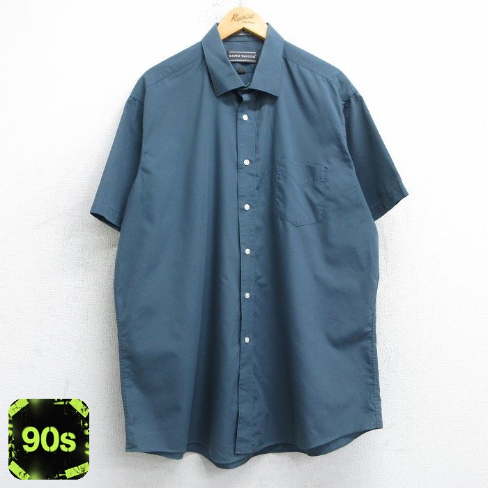 90s 半袖シャツ グレー XL | 古着