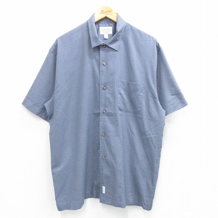 XL★古着 カベラス 半袖 シャツ メンズ 濃グレー 25jul04 中古 トップス