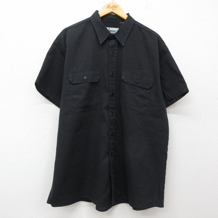 ローバックス 90s 半袖シャツ ブラック XL | 古着