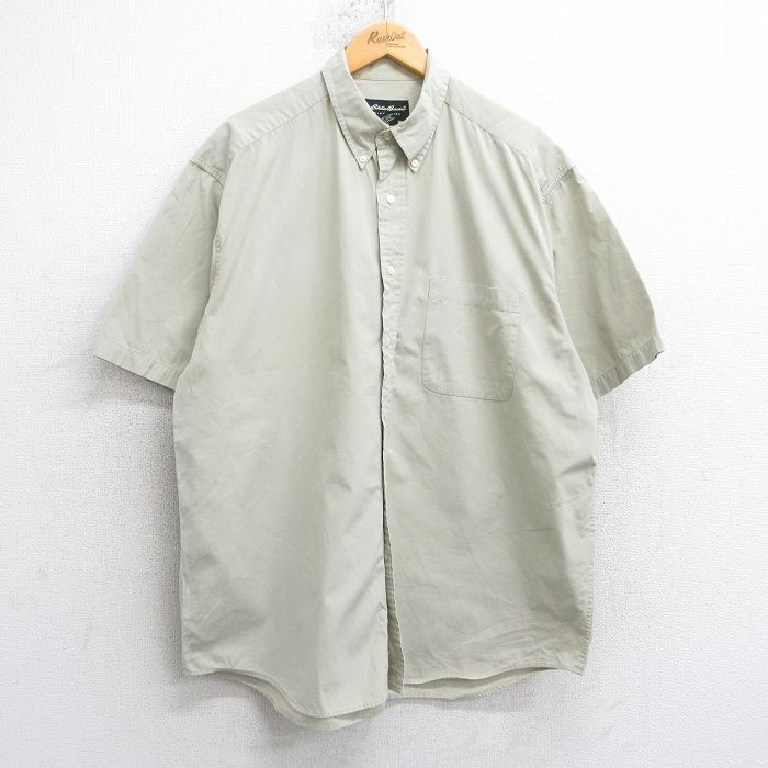 エディーバウアー 00s 半袖シャツ ベージュ XL | 古着