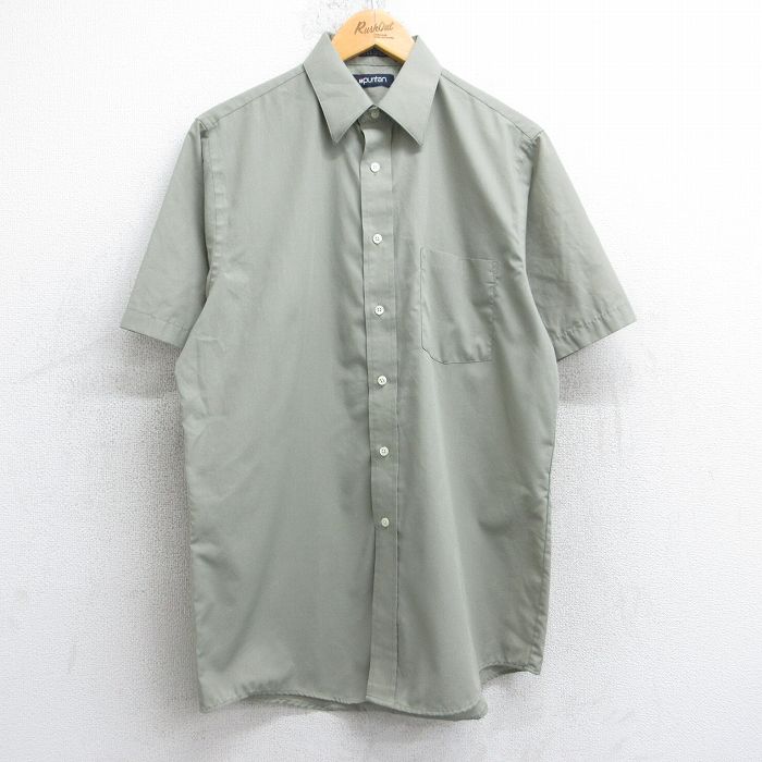 L★古着 ピューリタン 半袖 シャツ メンズ 00年代 00s ベージュ系 カーキ 25aug06 中古 トップス