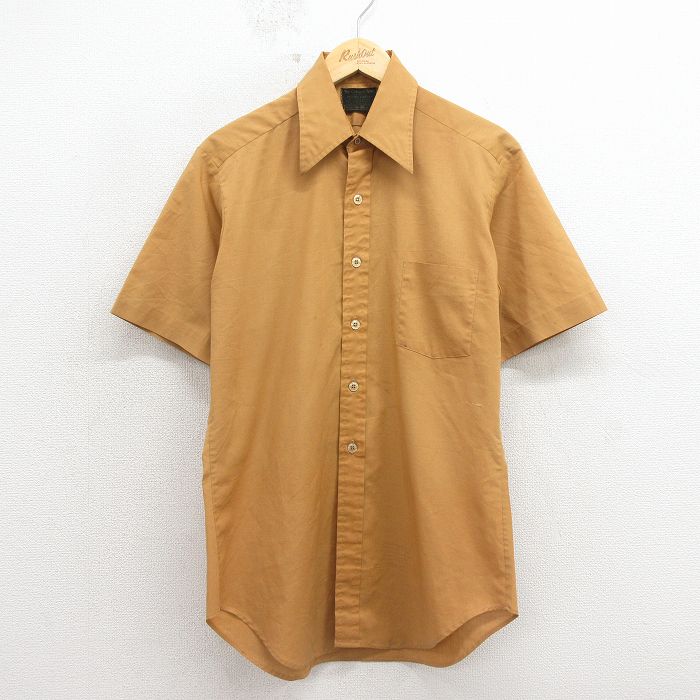 シアーズ 70s 半袖シャツ ベージュ メンズL相当 | 古着