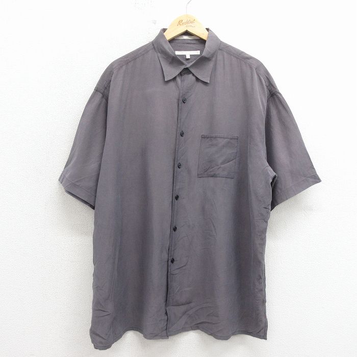 ペリーエリス 00s 半袖シャツ グレー XL | 古着