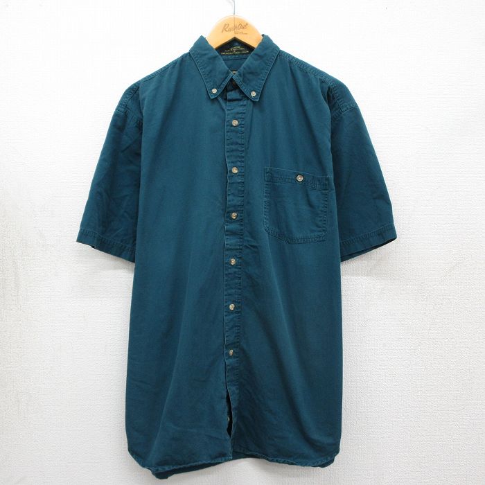 00s 半袖シャツ グリーン L | 古着