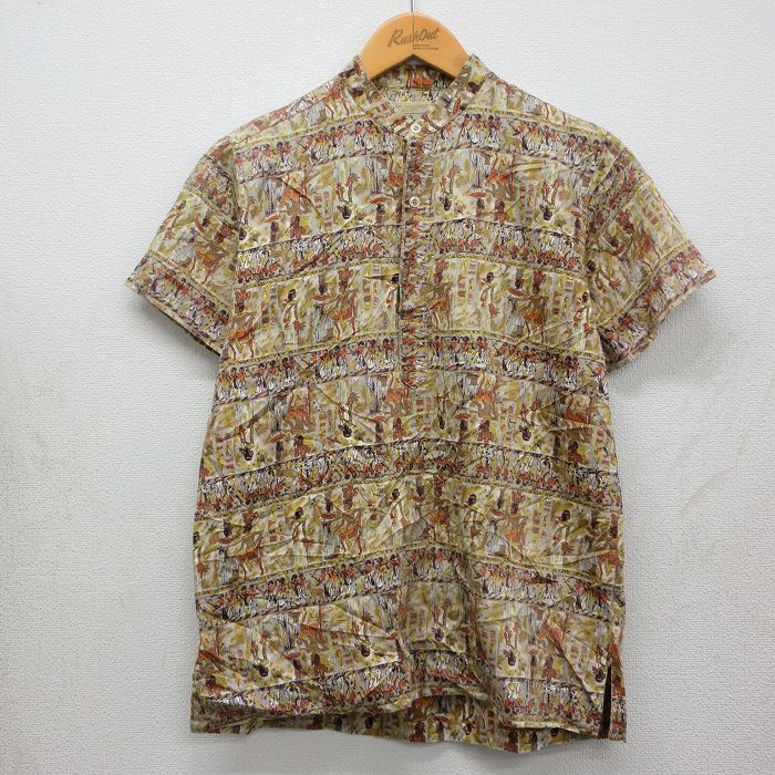80s 半袖シャツ エジプト イエロー S | 古着