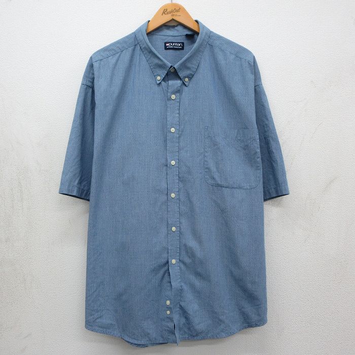 ピューリタン 00s 半袖シャツ ネイビー XL | 古着