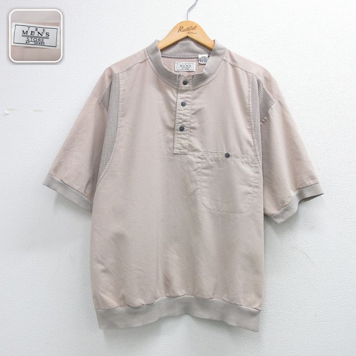 シアーズ 半袖トップス ベージュ メンズXL相当 | 古着