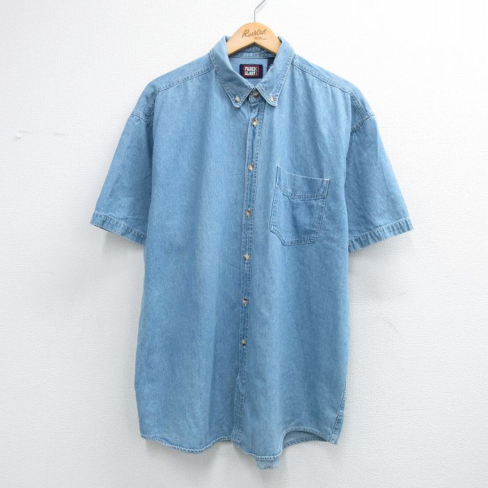 FADED GLORY 00s 半袖シャツ ネイビー XL | 古着