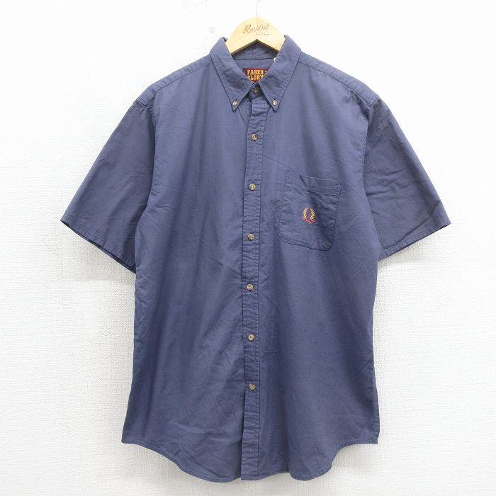 FADED GLORY 00s 半袖シャツ ネイビー L | 古着
