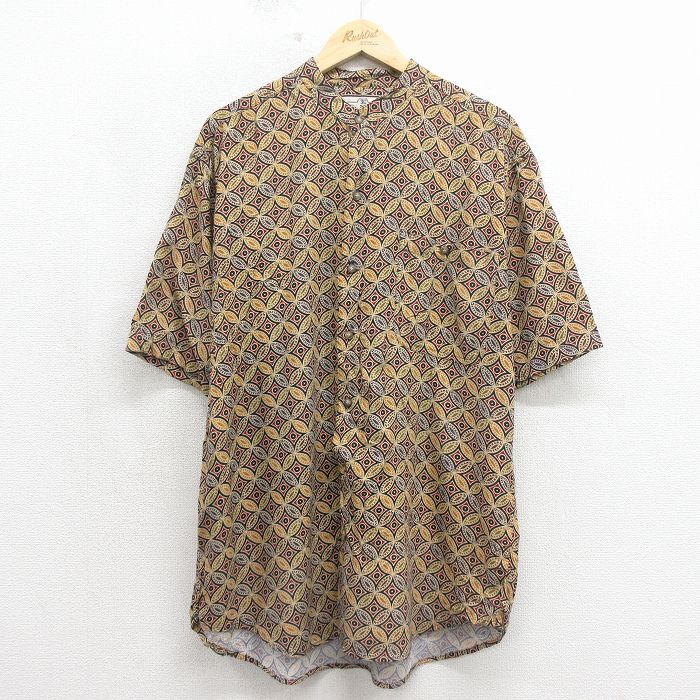 00s 半袖シャツ オレンジ XL | 古着