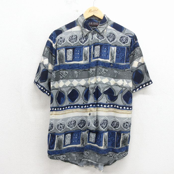 00s 半袖シャツ グレー L | 古着
