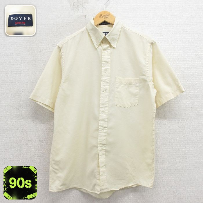 90s 半袖シャツ オックスフォード イエロー メンズXL相当 | 古着