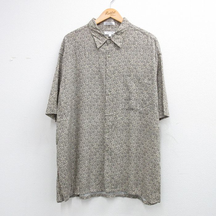 ピエールカルダン 90s 半袖シャツ 総柄 グレー XL | 古着