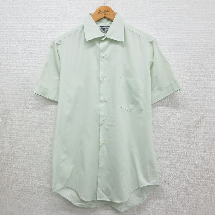 80s 半袖シャツ グリーン M | 古着
