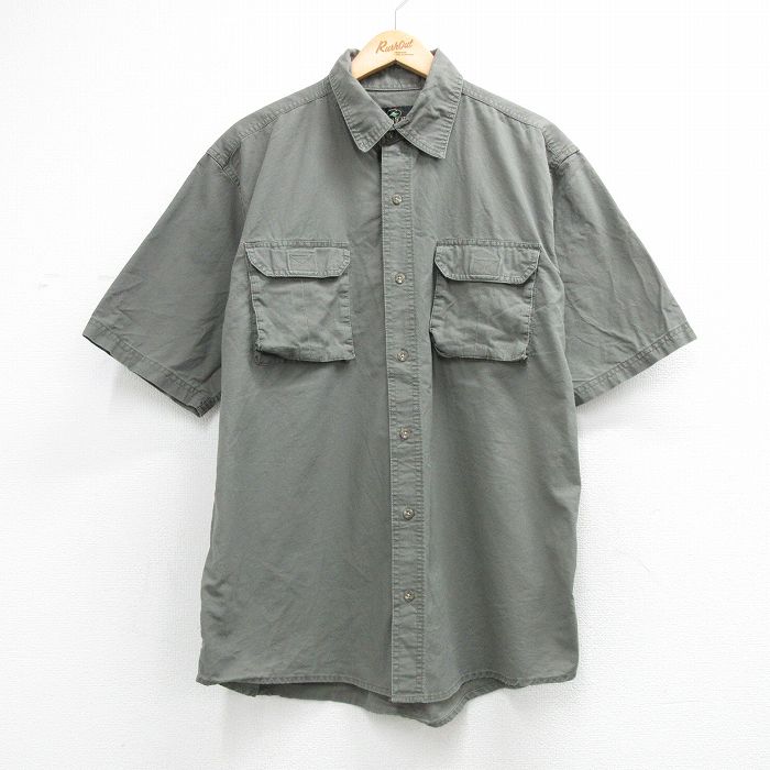 00s 半袖シャツ カーキ XL | 古着