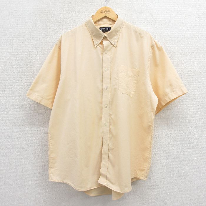 ランズエンド 00s 半袖シャツ ベージュ XL | 古着