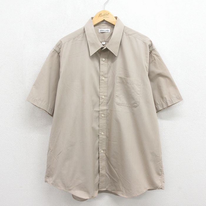 ピエールカルダン 90s 半袖シャツ ベージュ XL | 古着