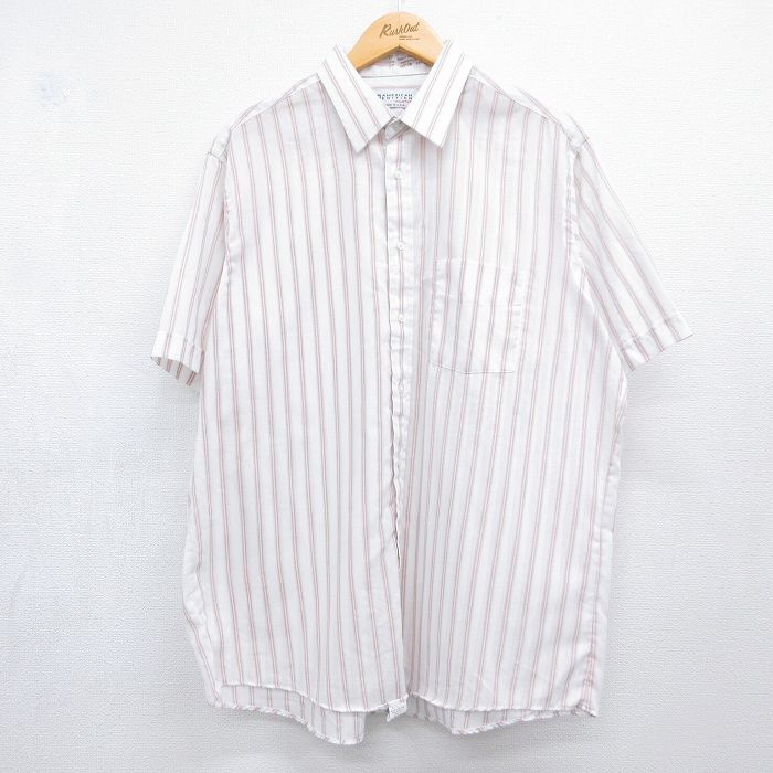 古着通販 XL☆古着 半袖 シャツ メンズ 90年代 90s 大きいサイズ USA製