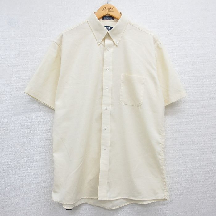 半袖シャツ ベージュ メンズXL相当 | 古着