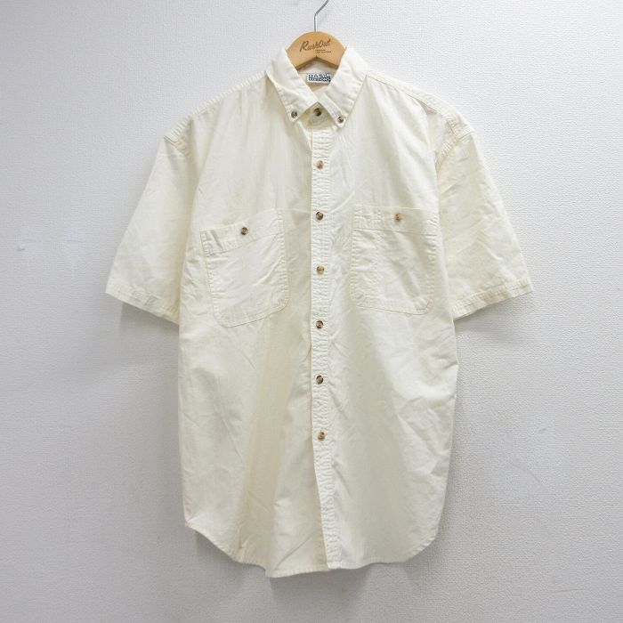 ベーシックエディションズ 90s 半袖シャツ ベージュ メンズM相当 | 古着
