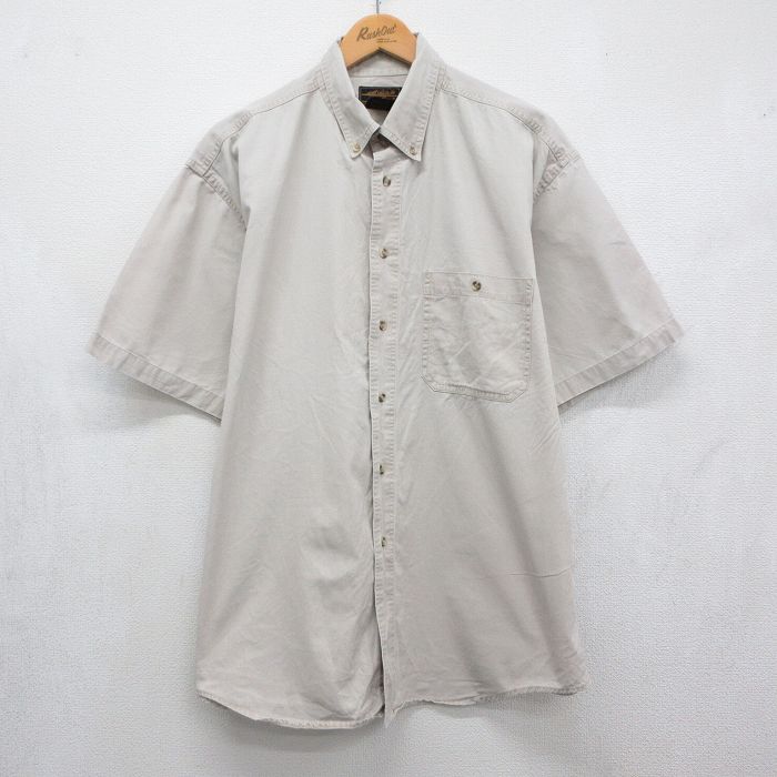 エディーバウアー 90s 半袖シャツ ベージュ メンズXL相当 | 古着