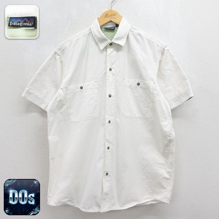 古着通販 XL☆古着 パタゴニア patagonia 半袖 シャツ メンズ 00年代