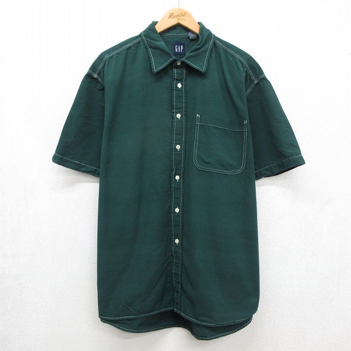 ギャップ 00s 半袖シャツ グリーン メンズXL相当 | 古着
