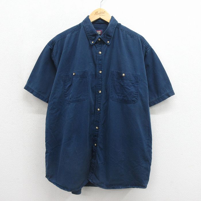 FADED GLORY 00s 半袖シャツ ネイビー メンズXL相当 | 古着