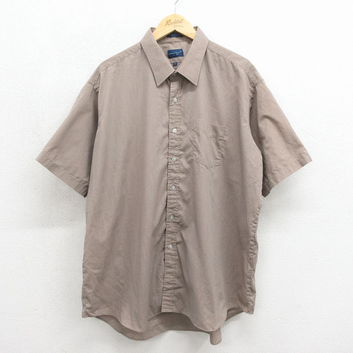 タウンクラフト 90s 半袖シャツ ベージュ メンズXL相当 | 古着