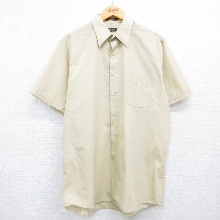 アロー 90s 半袖シャツ ベージュ メンズXL相当 | 古着