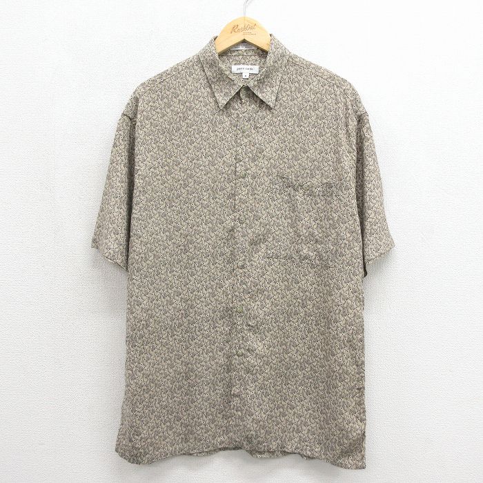 ピエールカルダン 半袖シャツ ベージュ メンズL相当 | 古着