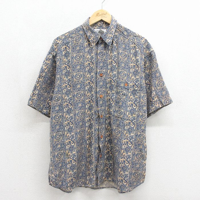 00s 半袖シャツ ベージュ メンズXL相当 | 古着