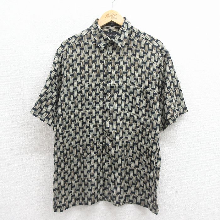 00s 半袖シャツ ベージュ メンズL相当 | 古着