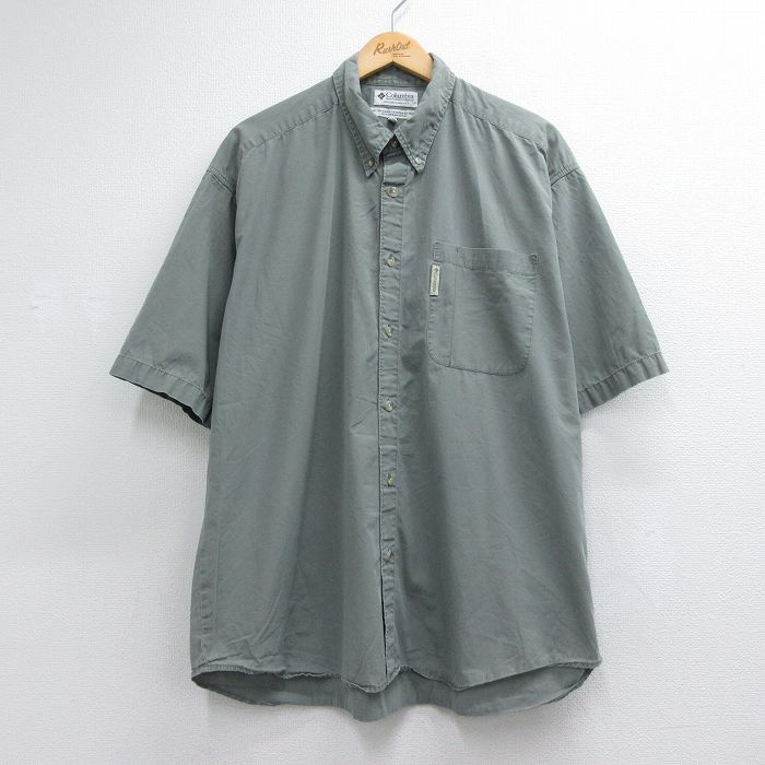 コロンビア 00s 半袖シャツ グレー メンズXL相当 | 古着