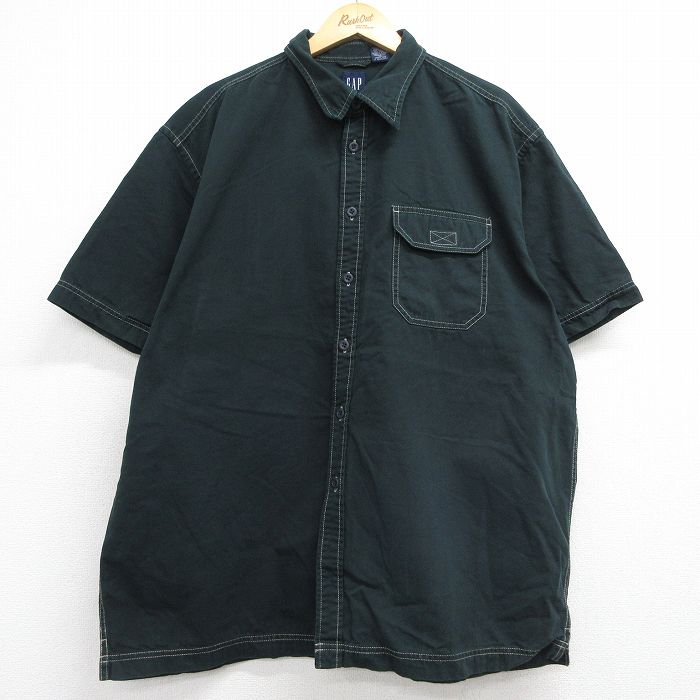 ギャップ 00s 半袖シャツ グリーン メンズXL相当 | 古着