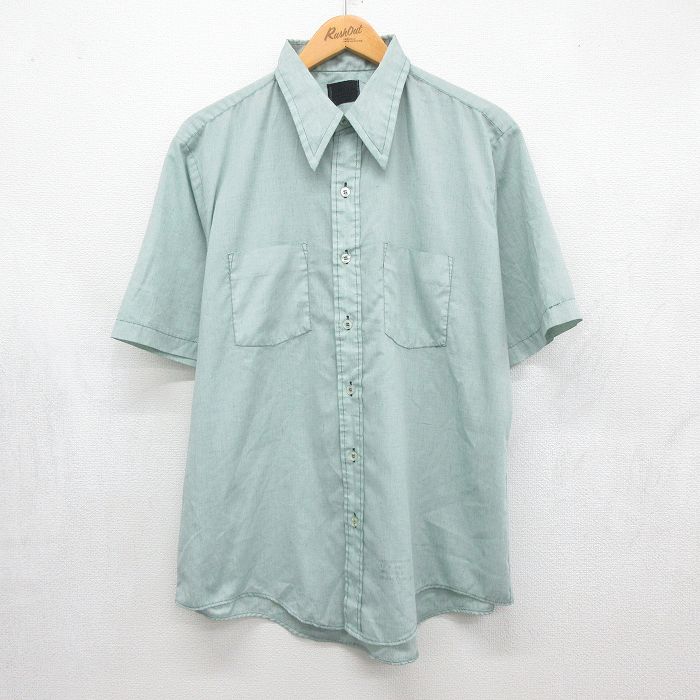 DEE CEE 70s 半袖シャツ グリーン メンズXL相当 | 古着