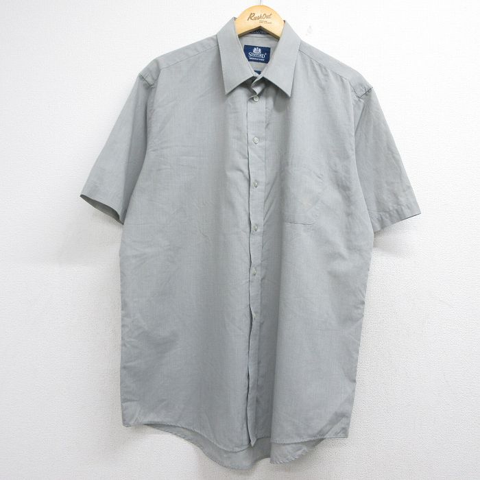 STAFFORD 半袖シャツ グレー メンズXL相当 | 古着