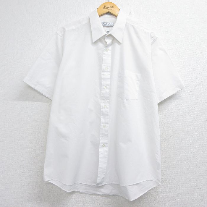 バンヒューセン 90s 半袖シャツ ホワイト メンズXL相当 | 古着