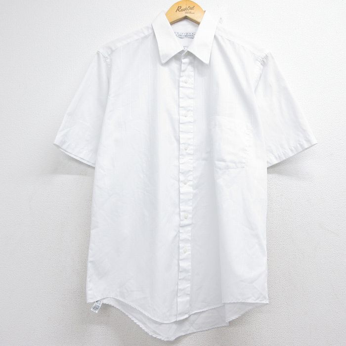 バンヒューセン 90s 半袖シャツ ホワイト メンズL相当 | 古着